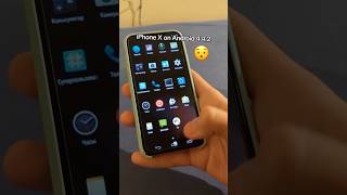 iPhone X on Android 4 💀 #appleshorts #iphonex #apple #ios26 #ios26features #iphone16promax #gaming