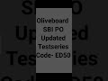 Oliveboard Testseries Coupon Code Free For SBI PO