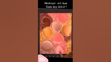 Abstract Art That Feels Like Gold #procreate #procreateart