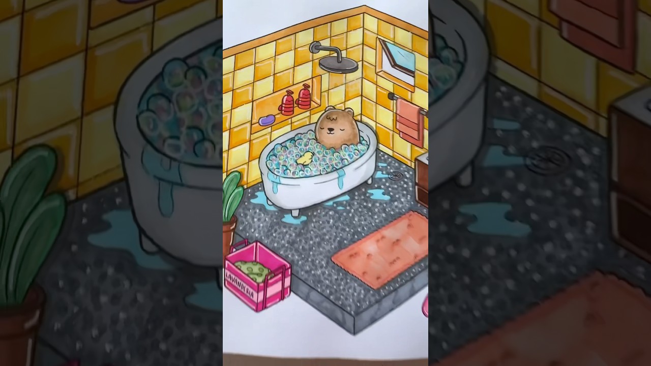 Colorindo o livro Bob Cute! 