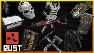 Rust Skins | No Mercy HQM, Underworld AK, Toxic Locker, Doodle Chest #189 (Skin Showcase)