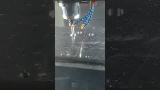 high feed machining the base plate #cnc #cncmachine #YG1 #Enmx0303