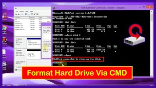 Format Hard Drive Via Command Prompt (CMD)