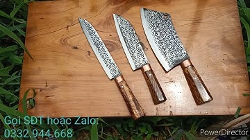 [ Dao Phúc Sen Vip ] Bộ Dao Bếp Đa Năng Dùng Trong Gia Đình Chống Dính Giá Rẻ