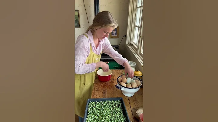 Farm Lunch with our Hens' Eggs! 🌱🐑🥛🥚