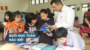Buổi học toán đặc biệt giữa học sinh khiếm thính và học sinh bình thường ở Hà Nội