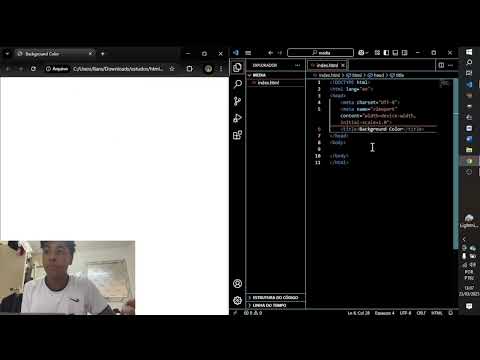 How to add background color with inline CSS - YouTube