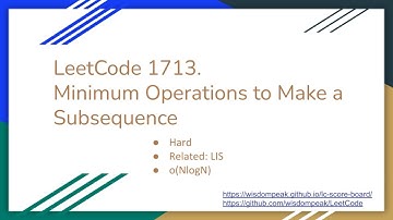 【每日一题】1713. Minimum Operations to Make a Subsequence, 1/4/2021