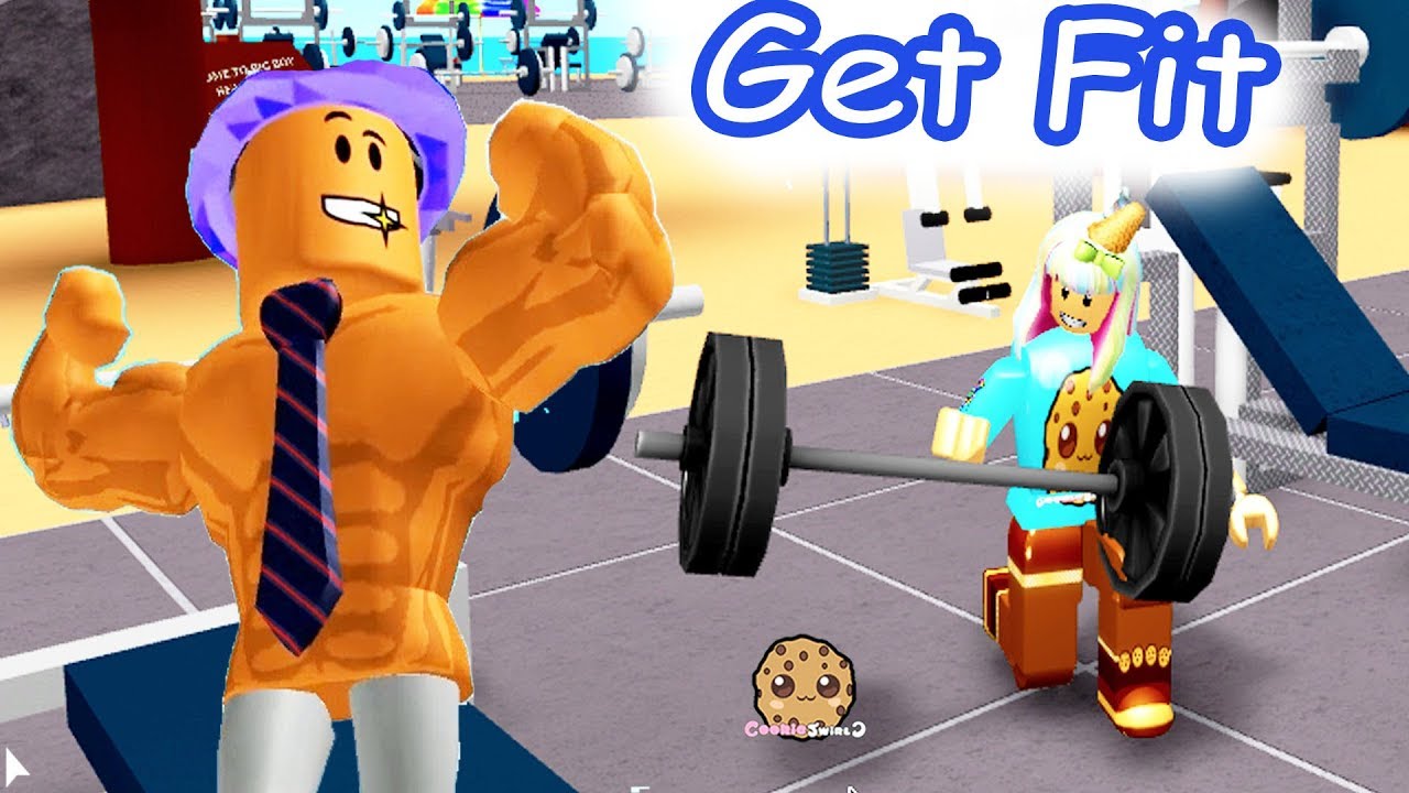 Lets Get Fit Roblox Weight Lifting Simulator 2 Gym Cookie Swirl C Game Video - youtube cookie swirl c videos roblox