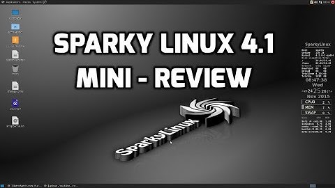 Sparky Linux 4.1 Mini - Review