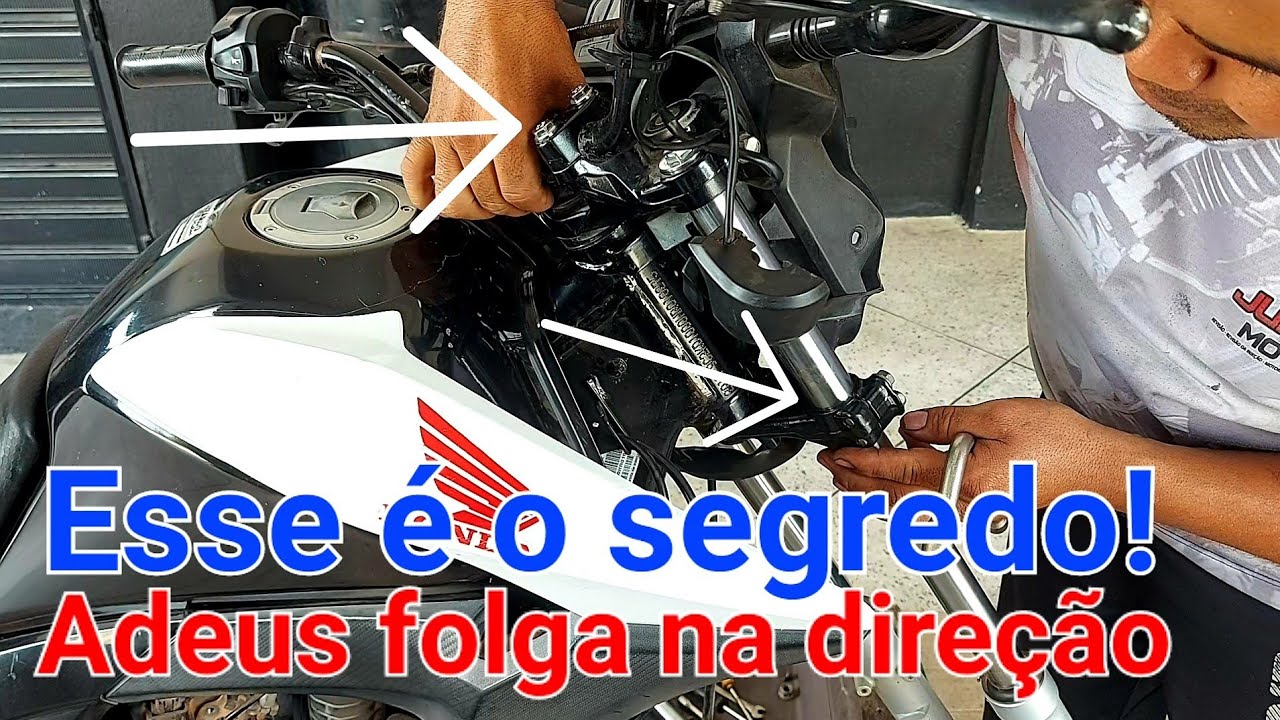 moto com a caixa de direção batendo ERRO DE MONTAGEM