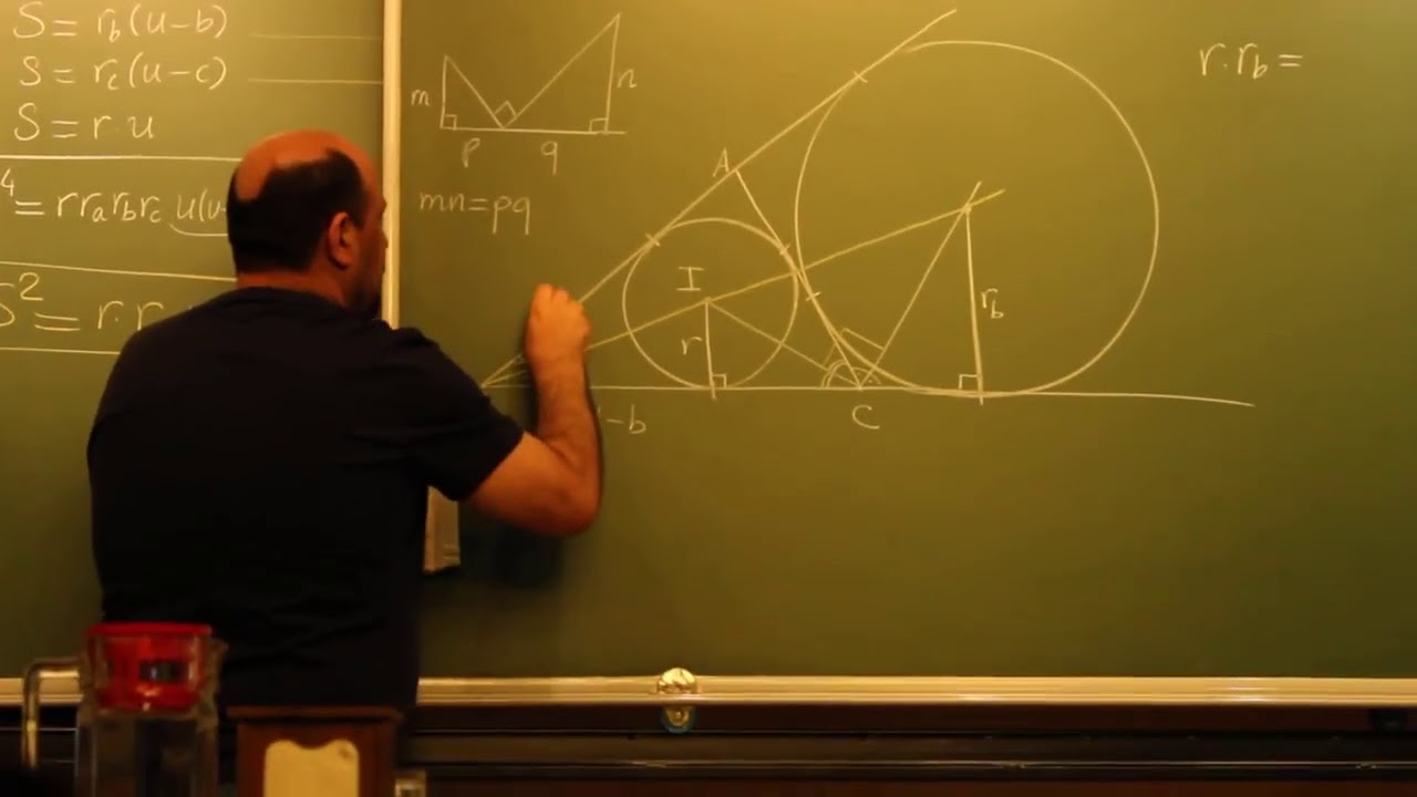 Mustafa Yağcı'dan    Heron Fomülünün Geometrik İspatı