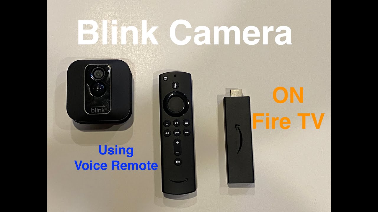 Amazon Fire Stick Viewing Blink Camera 