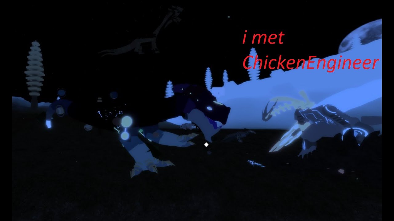 Roblox Dinosaur Simulator I Met Chickenengineer And Other Devs In Ds - goku simulator 1k visits roblox