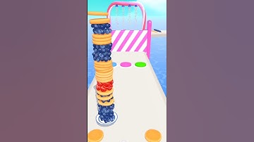 #Pancake Run 🍇🍒🍓 Gameplay All Levels Walkthrough Game Mobile Updated version 2.6 Level 10 #shorts