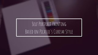 Self-Portrait Based On Picasso's Cubism Style by Kay J
