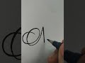 Letter N In Calligraphy Calligraphy Shorts Cursivewriting Youtubeshorts 