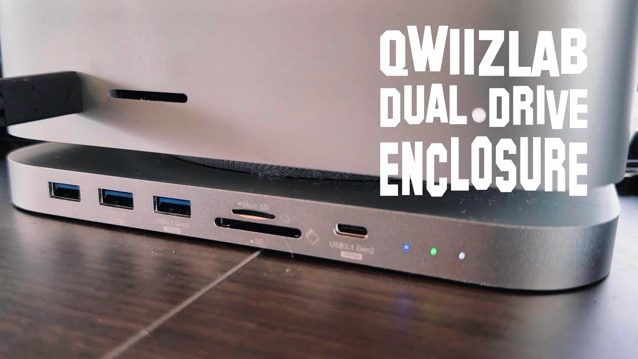 A Qwiizlab USB C Hub for the Mac Mini M1