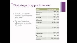 Math 1116 Apportionment Methods