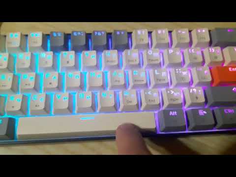 Клавіатура механічна дротова GamePro MK130R Hot-Swap Red Swich 60% RGB Black фото від покупців 2