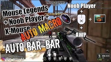 AWP X-Mouse Macro + Noob Player | Normal mouse so Macro | PointBlank Zepetto