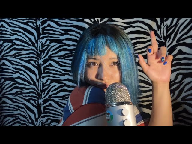 asmr paiting + mouth sounds