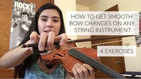 HOW TO GET SMOOTH BOW CHANGES ON ANY STRING INSTRUMENT (4 EXERCISES) - Tutorial by Kimberly Hope