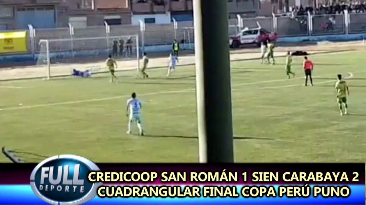 GOLES CREDICOOP SAN ROMÁN 1 SIEN CARABAYA 2 la voz