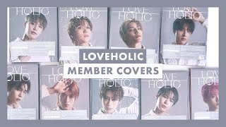 Unboxing ☆ NCT 127 LOVEHOLIC Albums ☆ All 9 Member Covers + Tower Records POB Photocards