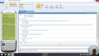 Matriks dengan Microsoft Math screenshot 2