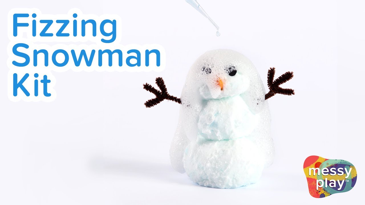 Fizzing Snowman Kit by Messy Play Kits