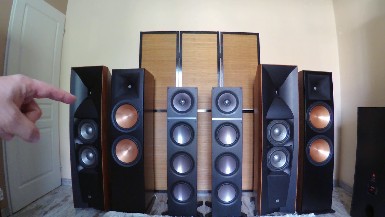 Loud Bass Test JBL Studio 590 Vs Klipsch RF7 MK3 - Audio Research LS2B