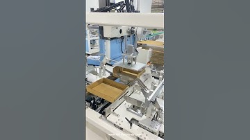 Tray case forming folding machine video