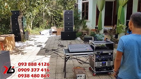 Dàn Âm Thanh Đám Cưới  HAY NHẤT Line Array 40 Neo Siêu Cao Cấp | Trả Góp