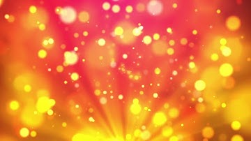 Bokeh Background - Red & Gold - Bokeh VJ Loop
