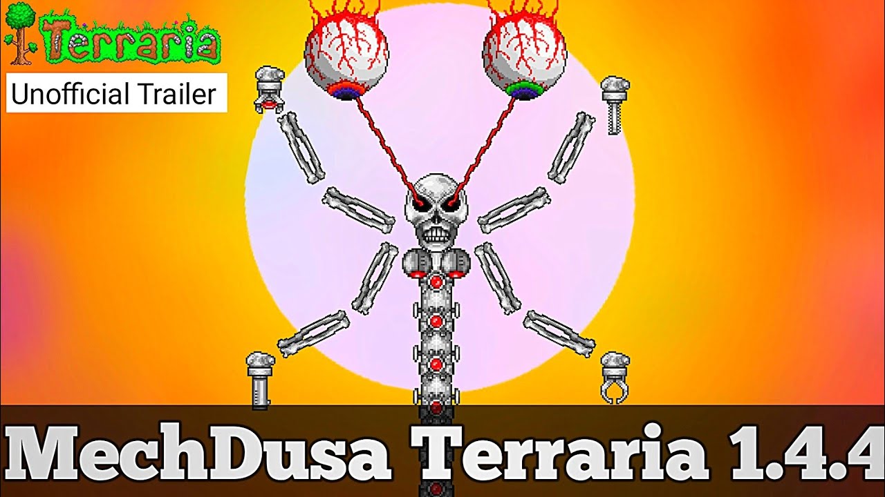 Terraria 1.4.4 - Mechdusa  How To Summon New Boss 