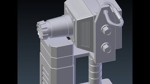 Blender: Modeling an Alien Motion Tracker (Part 6)