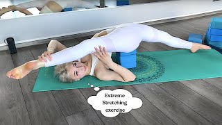 Full leg split exercise | Split stretching exercises | Contortion extreme workout