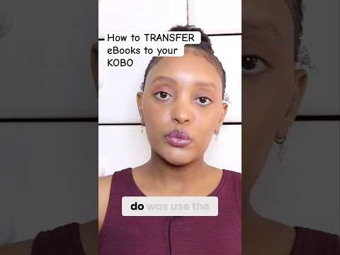 How to easily transfer eBooks to your KOBO 📚✨#booktube #booktok #kindlebooks #kobo