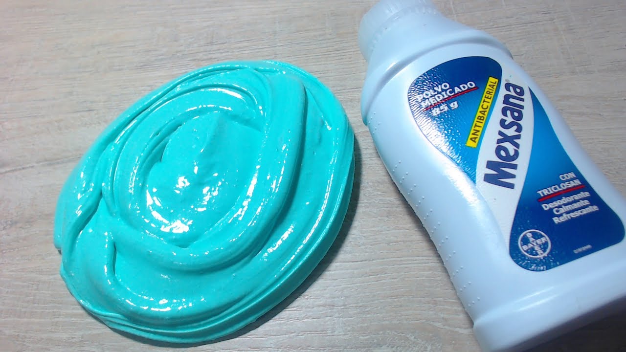 HAZ SLIME Con TALCO / Como hacer SLIME Sin Borax - YouTube