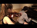 Brahms Violin Sonata in D-Minor No. 3 - presto agitato - Katharina &amp; Levent