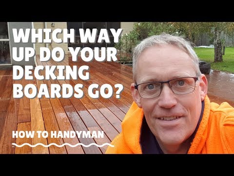 Which way up should your decking boards go