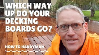 Which way up should your decking boards go