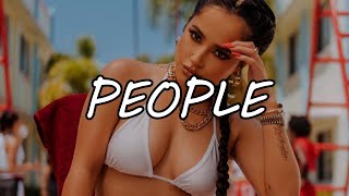 Libianca - People ft. Becky G (Video Letra\/Lyrics)