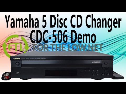 Yamaha 5 Disc Carousel CD Changer with Optical Output CDC-506 Product Demo
