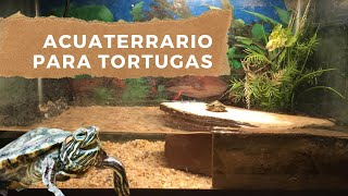 Como hacer un ACUATERRARIO para TORTUGAS