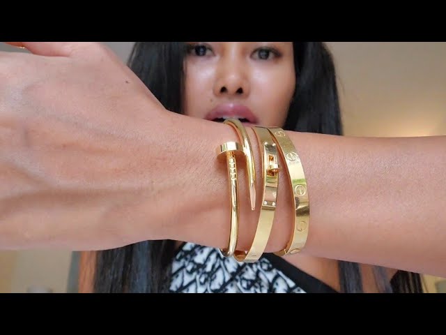 Let's talk stacking! Start with the Small Cartier Love Bracelet and mo, Cartier  Bracelet