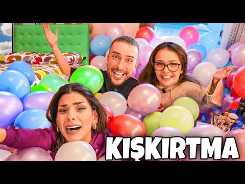 KARDEŞİMİN ODASINI BALONLA DOLDURDUM ! *Büyük Kışkırtma* w/@ozdincferide