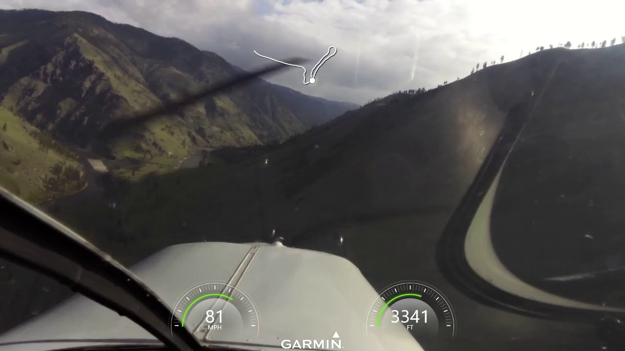 Copenhaver, first landing on a short backcountry strip