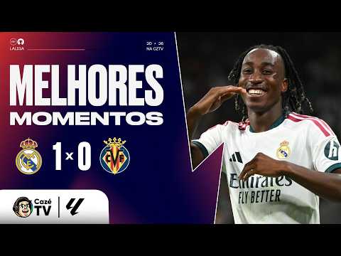 MELHORES MOMENTOS: REAL MADRID 1 X 0 VILLARREAL | LALIGA 26/27 | 8ª RODADA
